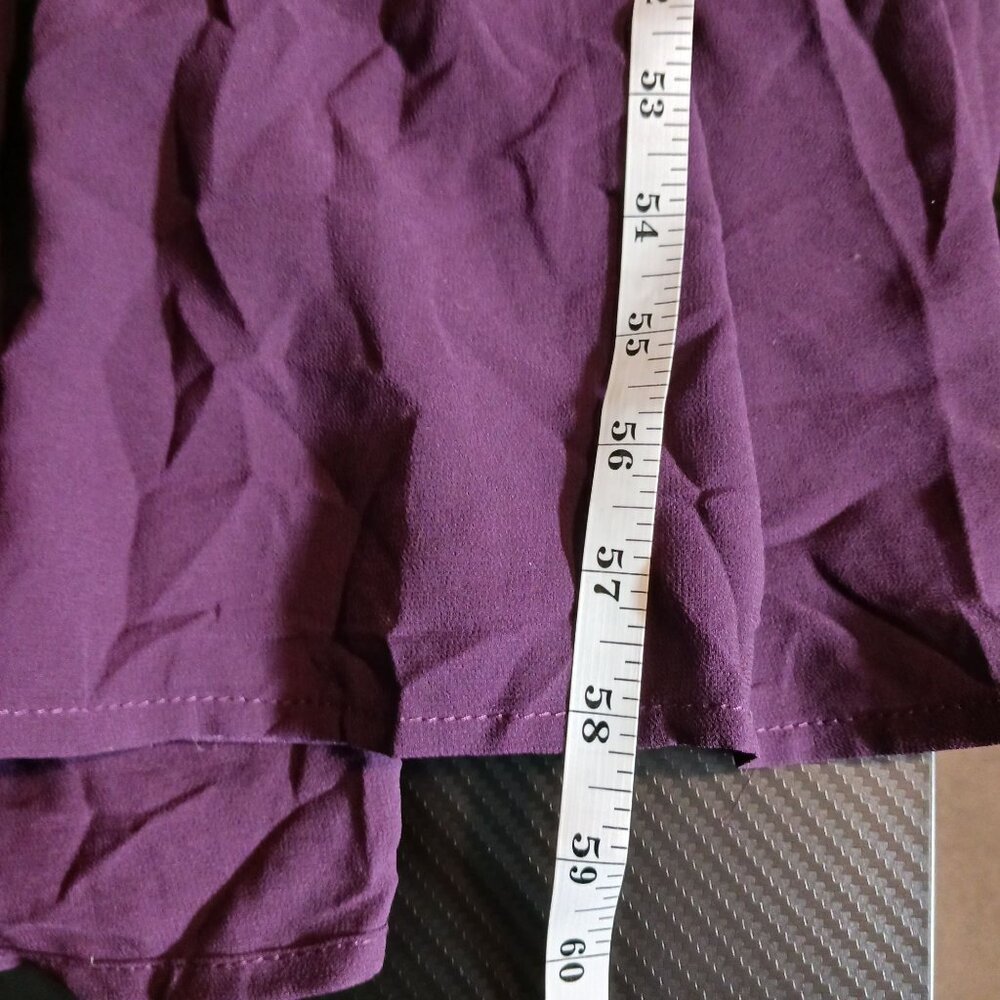 NEW Lulus Soiree Celebration Purple Ruffled Lace-Up Maxi Dress, Size XS - Picture 14 of 16